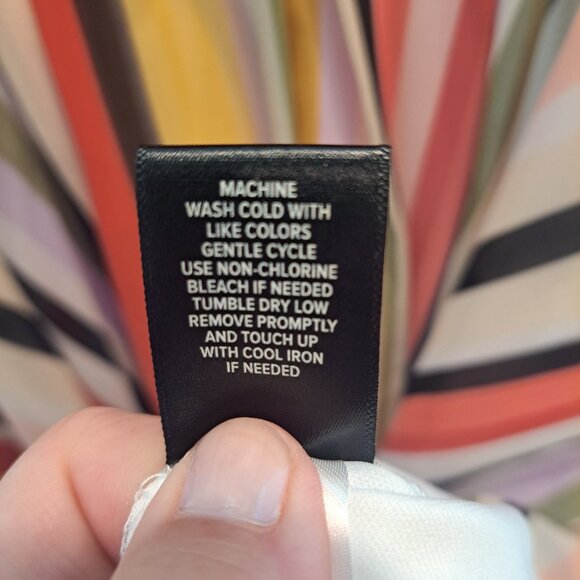 NWT Torrid Midi Chiffon Multicolored Dress Size 3 - Picture 9 of 10